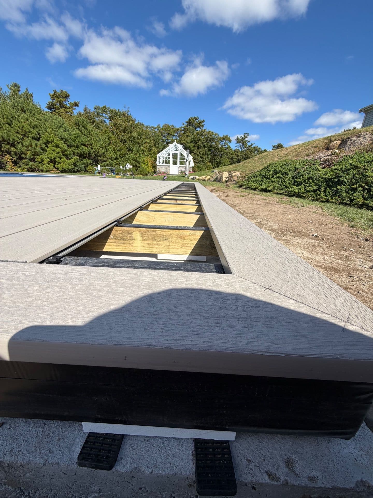 Deck Installation Near the Pool - Falmouth image