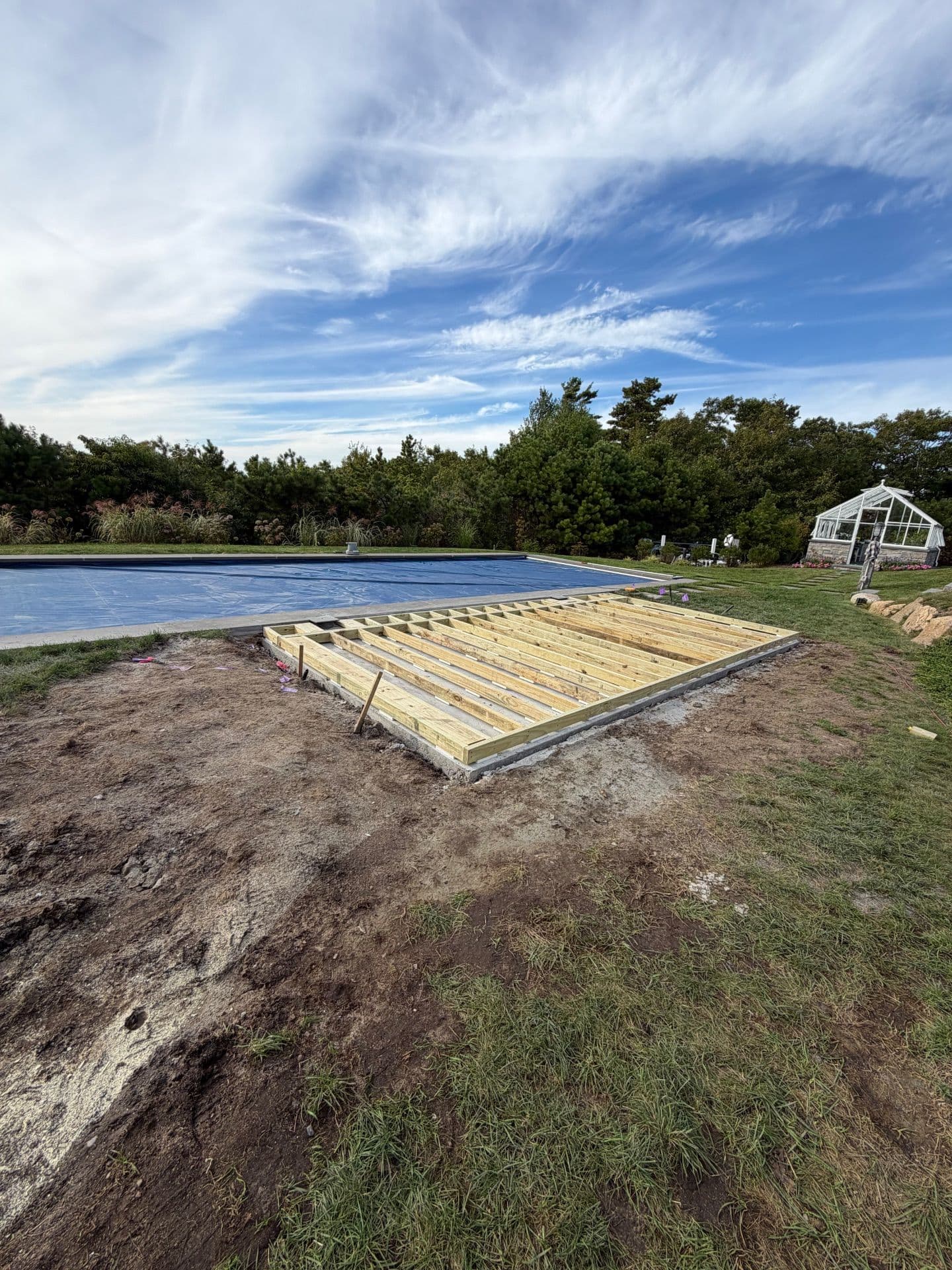 Gallery photos for Deck Installation Near the Pool - Falmouth: Image #2