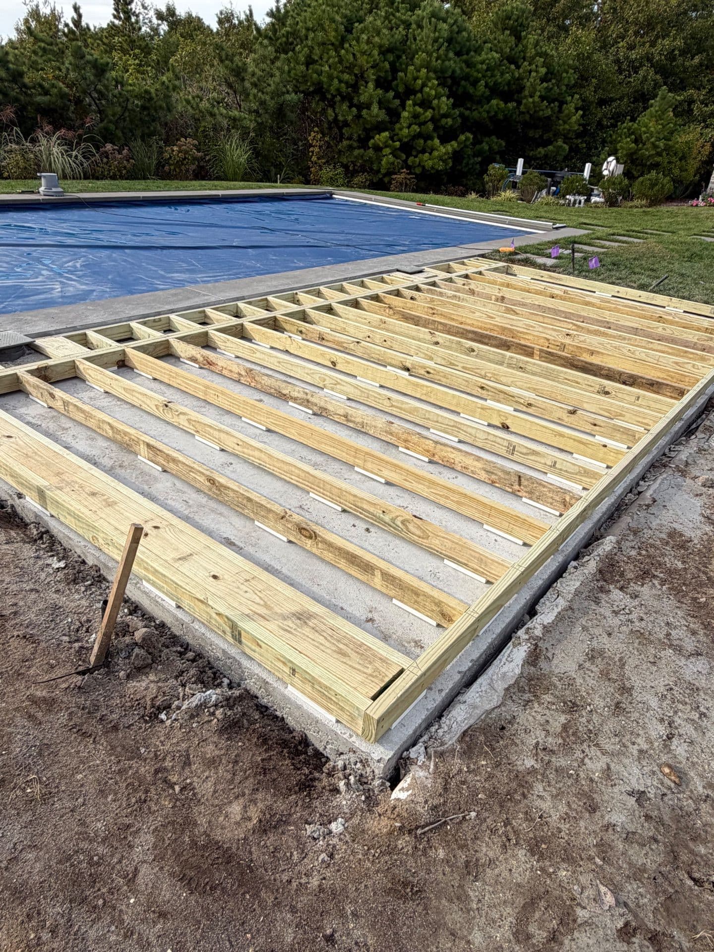 Gallery photos for Deck Installation Near the Pool - Falmouth: Image #7