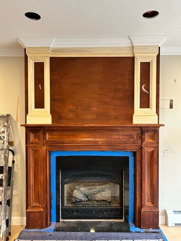 Gallery photos for Fireplace Wooden Makeover in Yarmouthport: Image #2