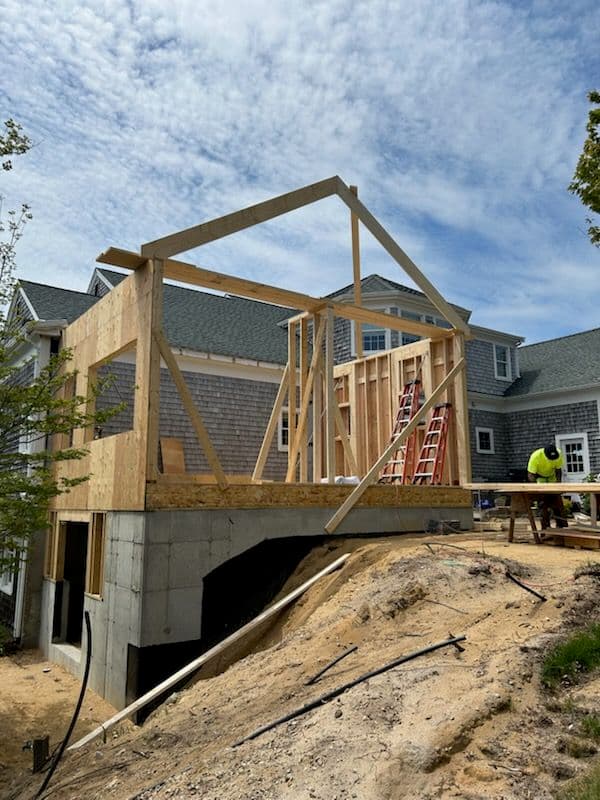 Gallery photos for Chatham Home Addition Framing on Cape Cod: Image #1